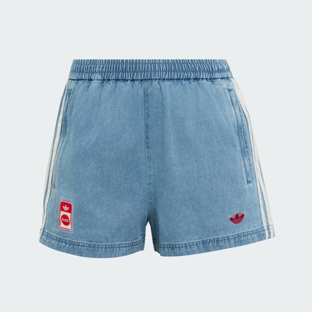 Adidas X Coca-Cola Denim Jorts Adidas X Coca-Cola Denim Jorts light blue, adidas Originals
