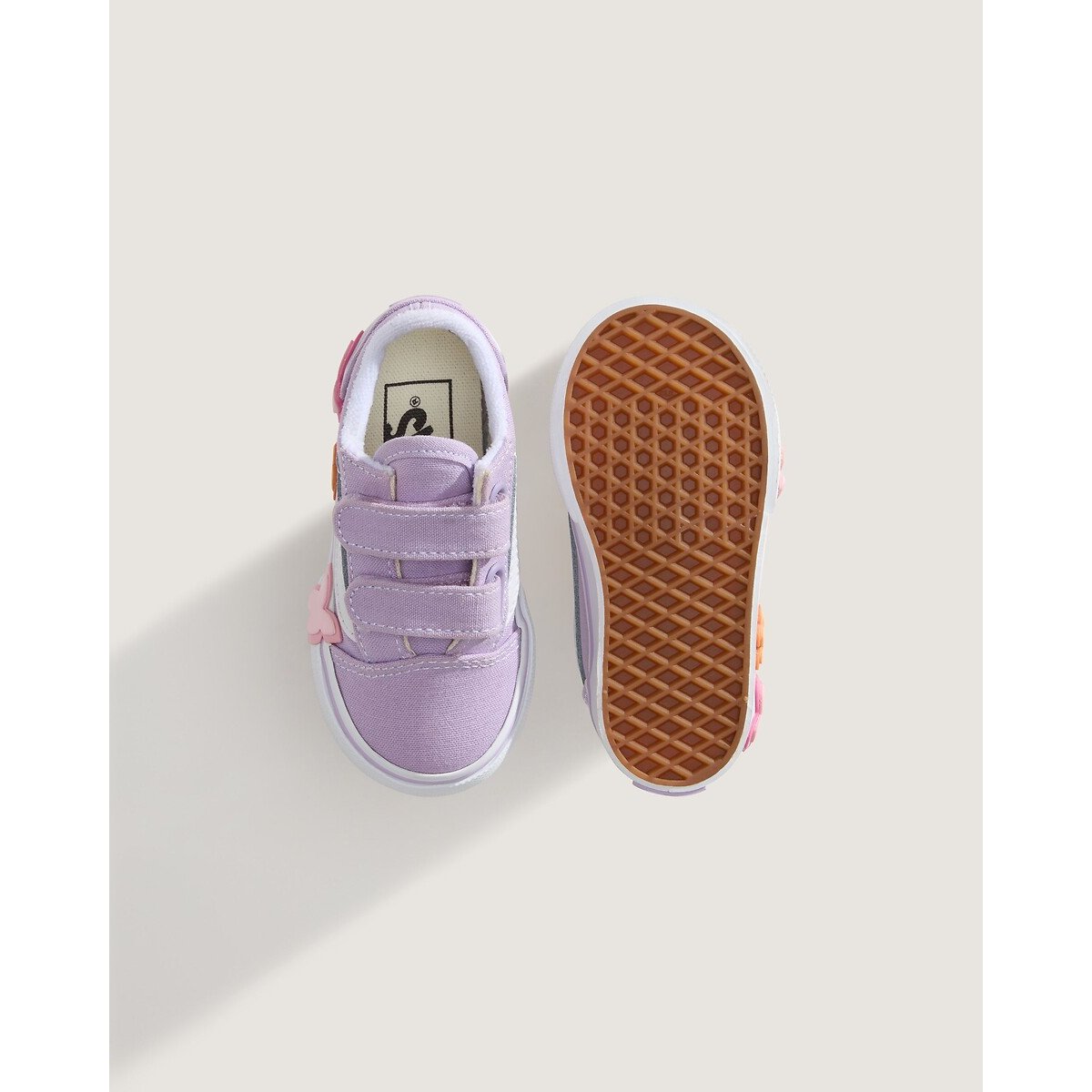 Baskets à scratchs OLD SKOOL V parme, VANS