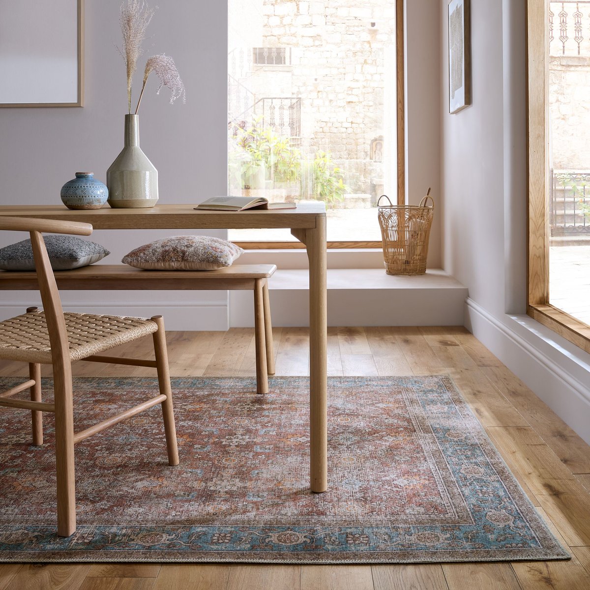 Tapis lavable CYRA rouge, FLAIR RUGS