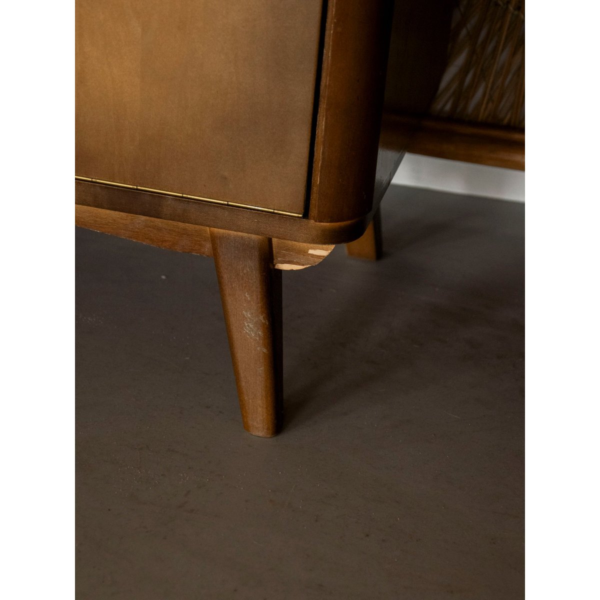 Paire de tables de chevet mid-century Maïa N°1582 - Bon état bois clair, DEBONGOUT