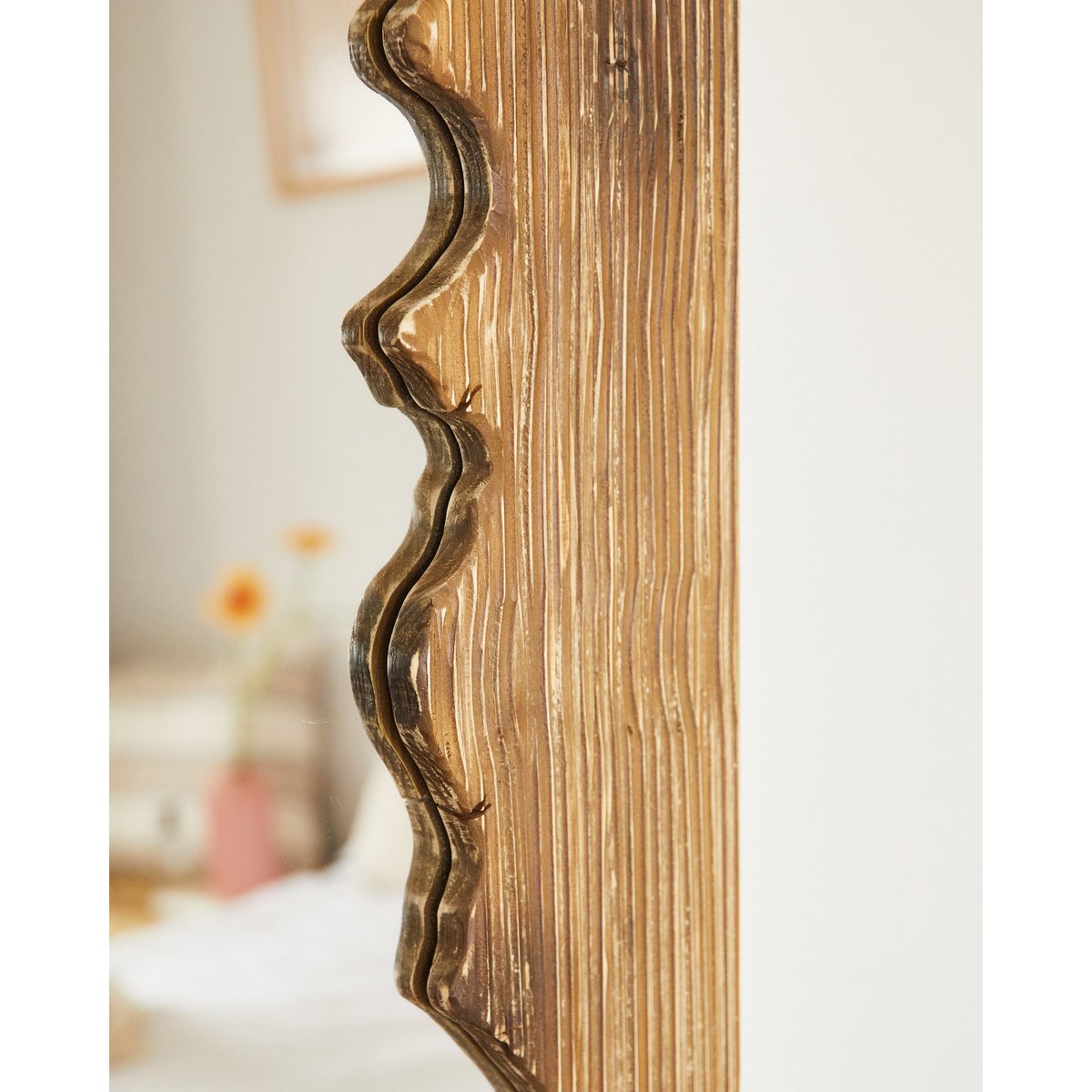 Miroir mural plein pied en bois massif recyclé - SALJEN v002230, HANNUN