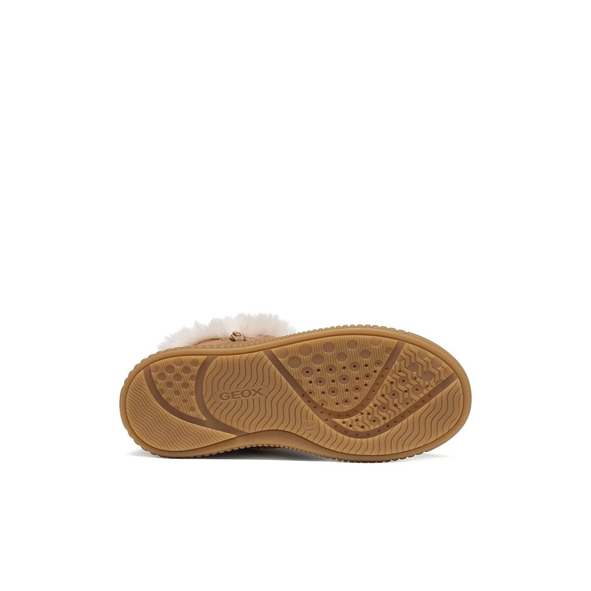 Bottes fourrées, LAQUINNY cognac, GEOX