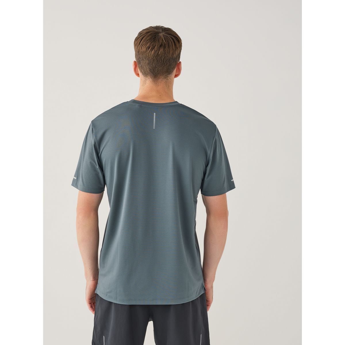 T-shirt de sport texturé active gym gris ardoise, NEXT