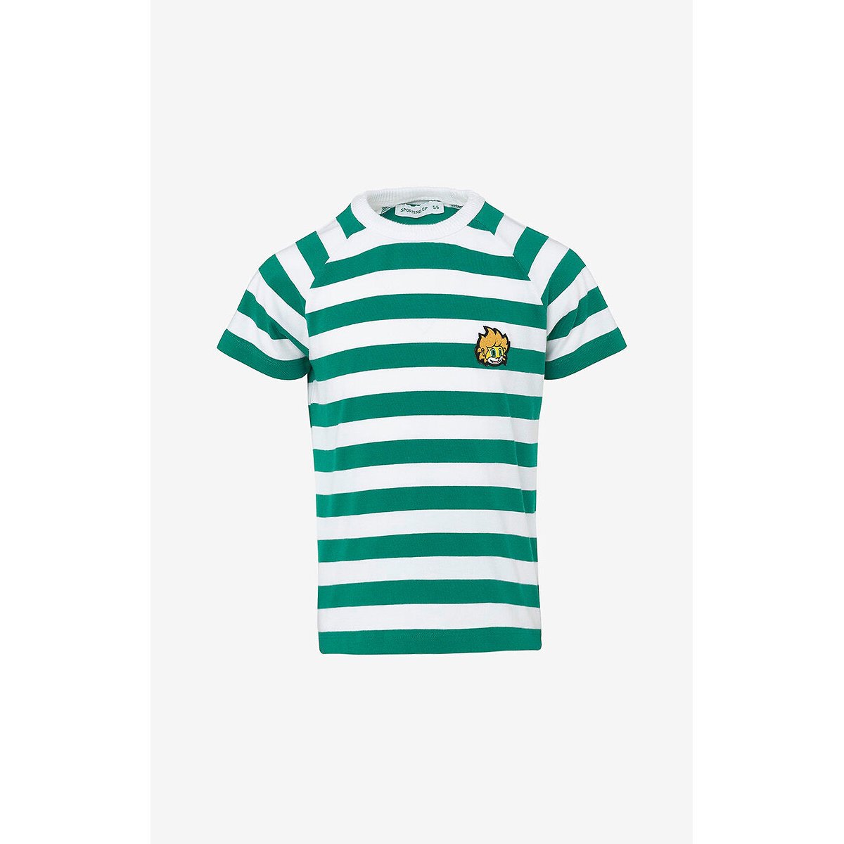 T-shirt DNA Stripes Patch Jubas - Menino, Sporting Clube de Portugal verde/branco, SPORTING CLUBE DE PORTUGAL