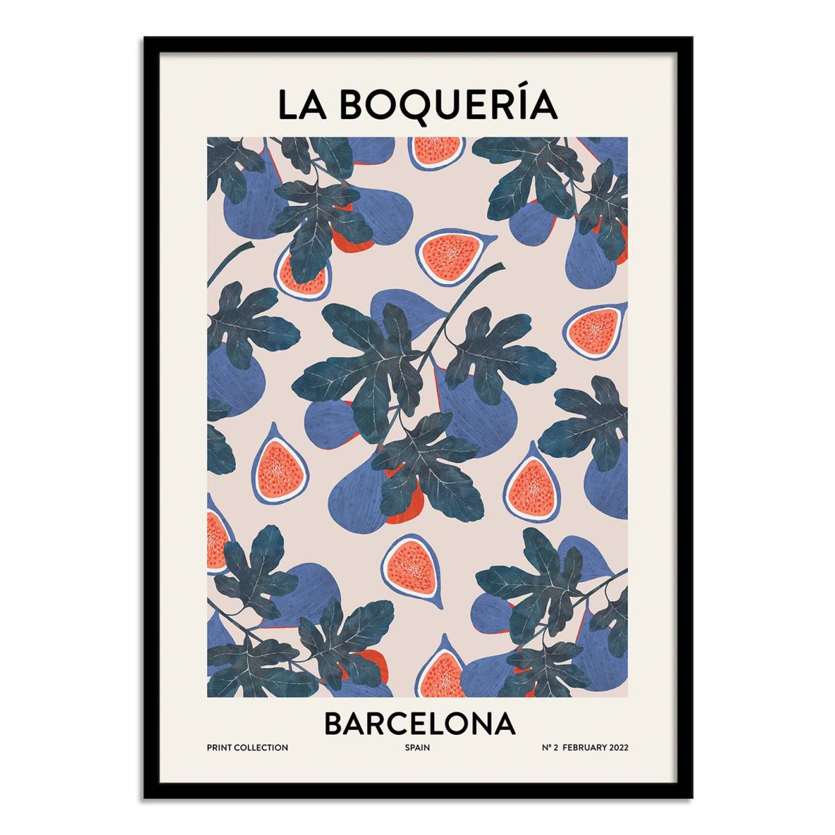 Affiche d'art - Barcelona Market - El Buen Limon couleur unique, WALL EDITIONS