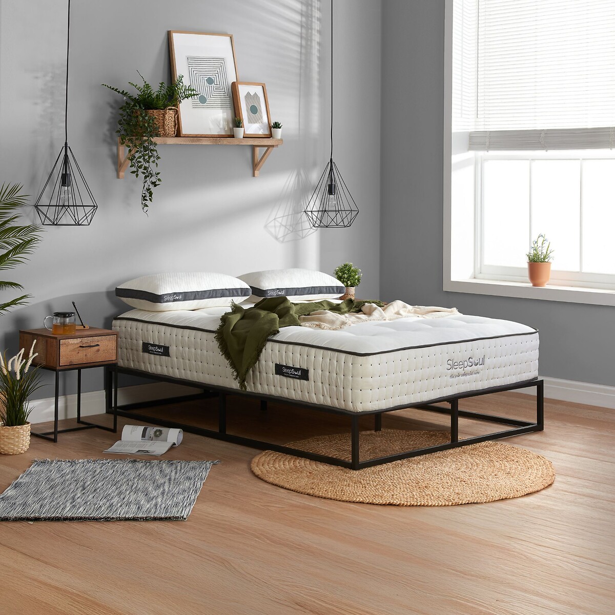 Sleepsoul Harmony 1000 Pocket Hybrid Mattress white, SLEEPSOUL