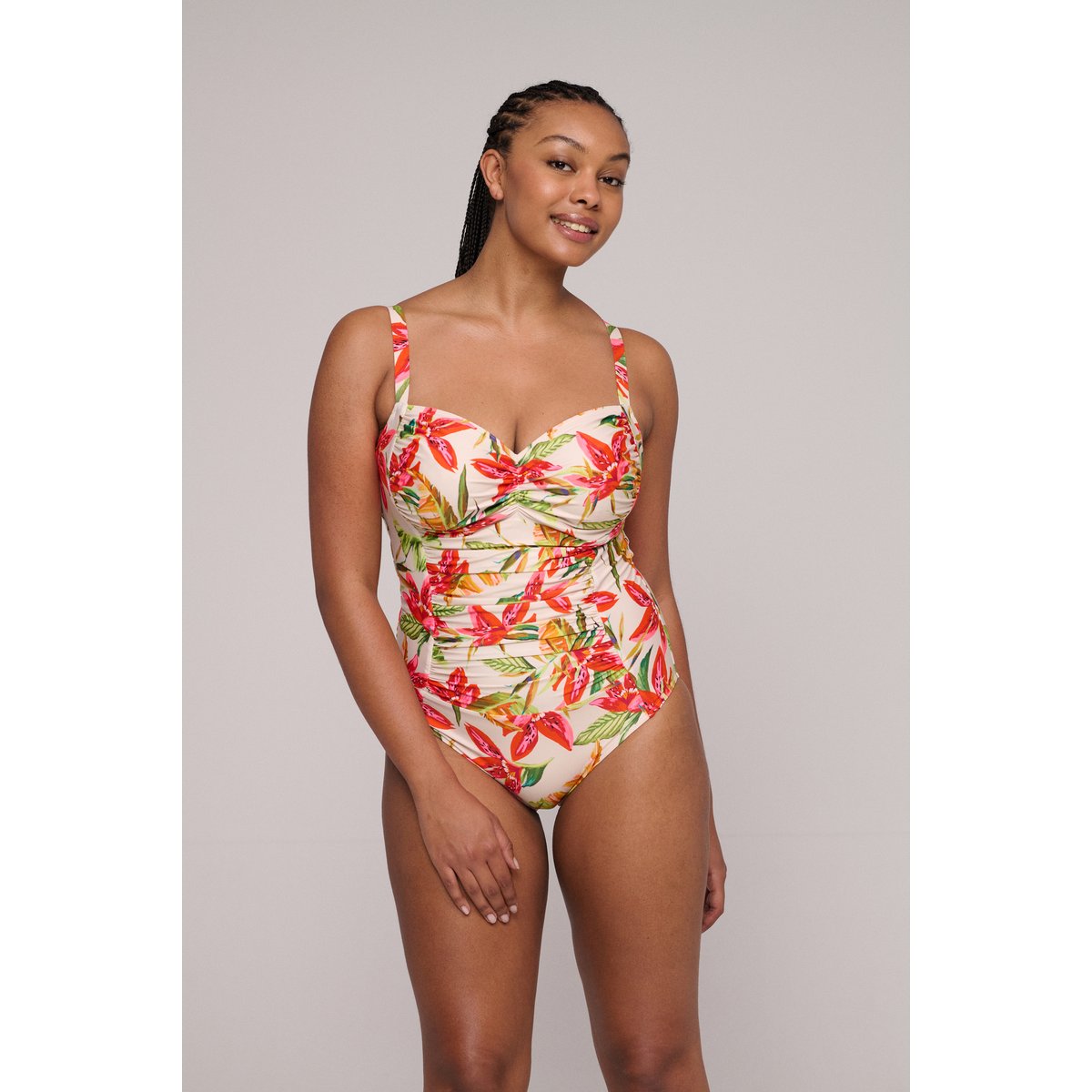Maillot sculptant emboîtant TANZANIA multicolor - calm tropics, PRIMADONNA