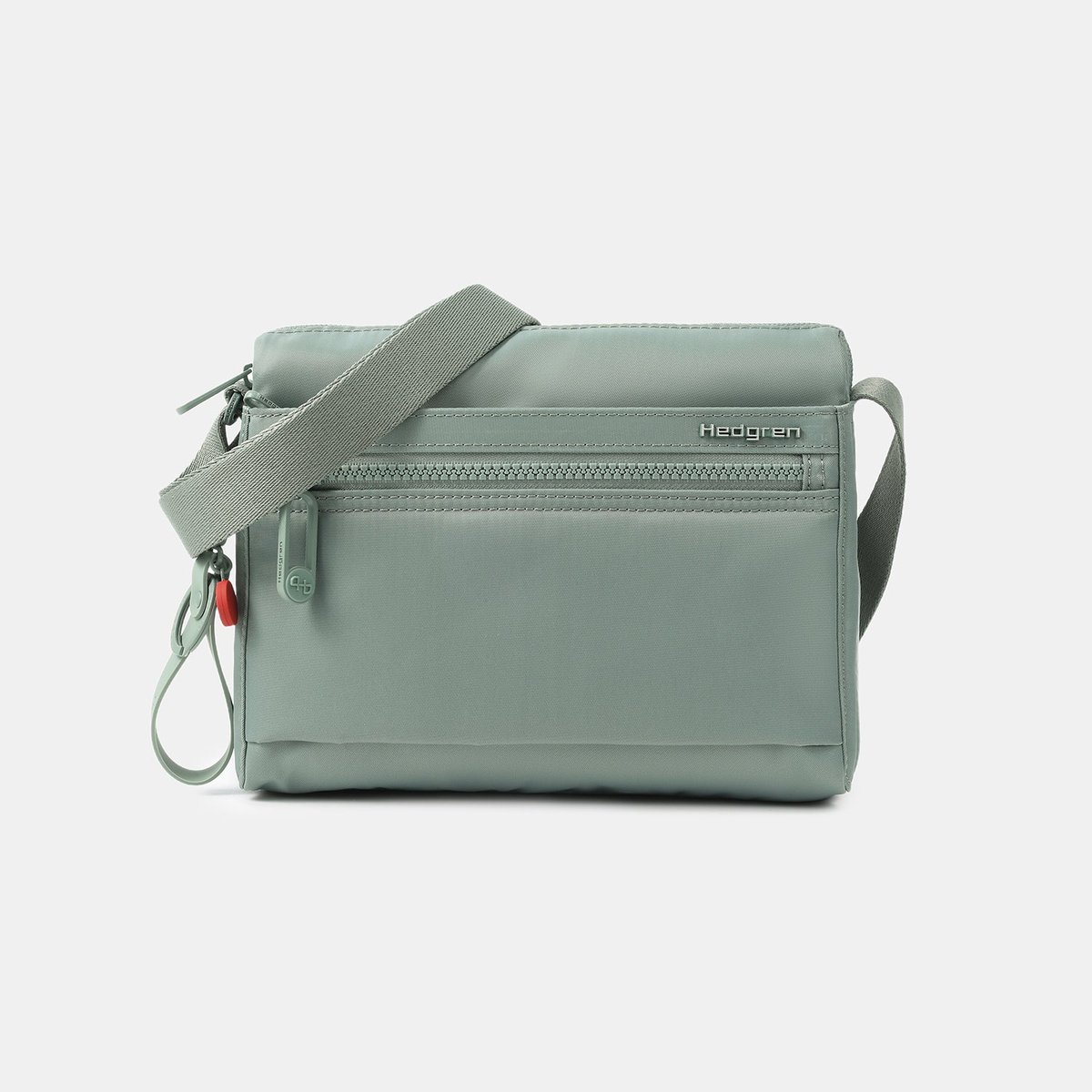 Sac bandoulière compact avec protection RFID green milieu, HEDGREN