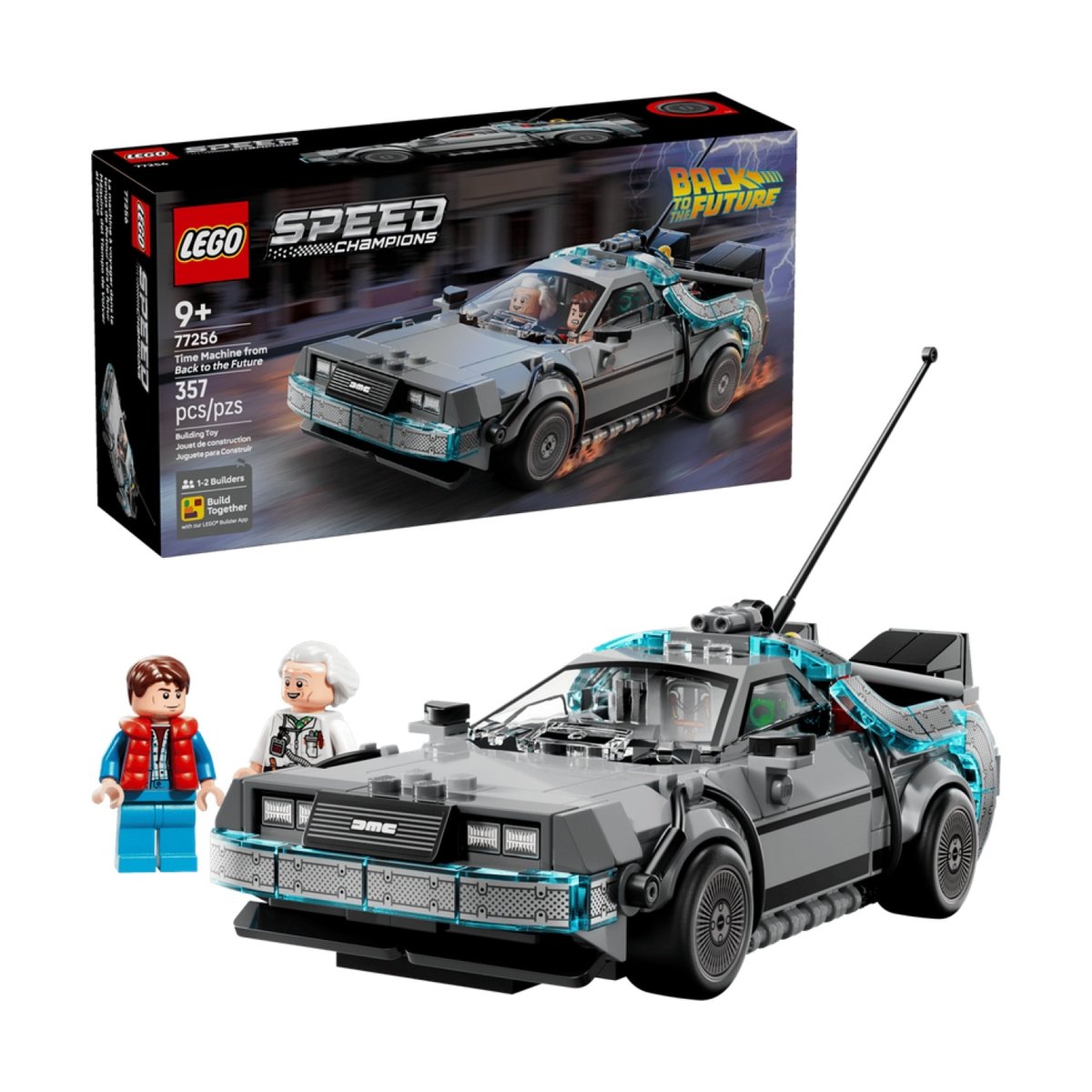 Speed Champions La machine à remonter le temps de Retour vers le futur gris, LEGO