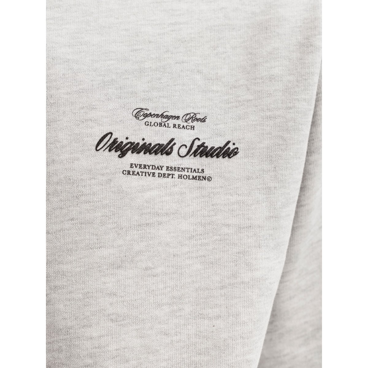Sweat-Shirt white melange, JACK & JONES JUNIOR