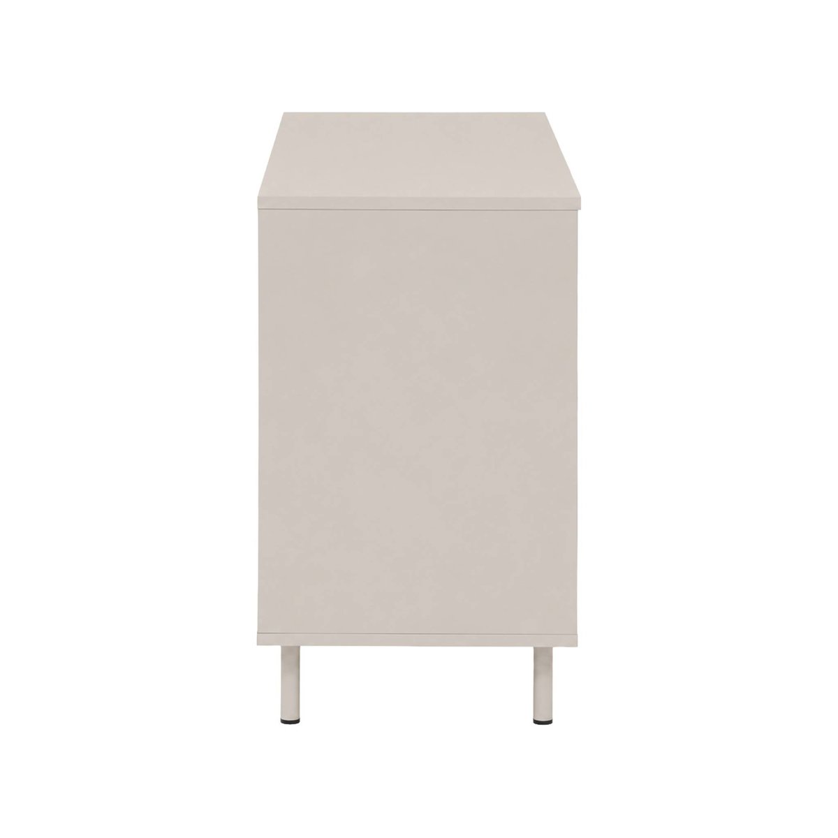 Buffet décor bois et métal 4 portes 160cm ELLIE beige, SWEEEK