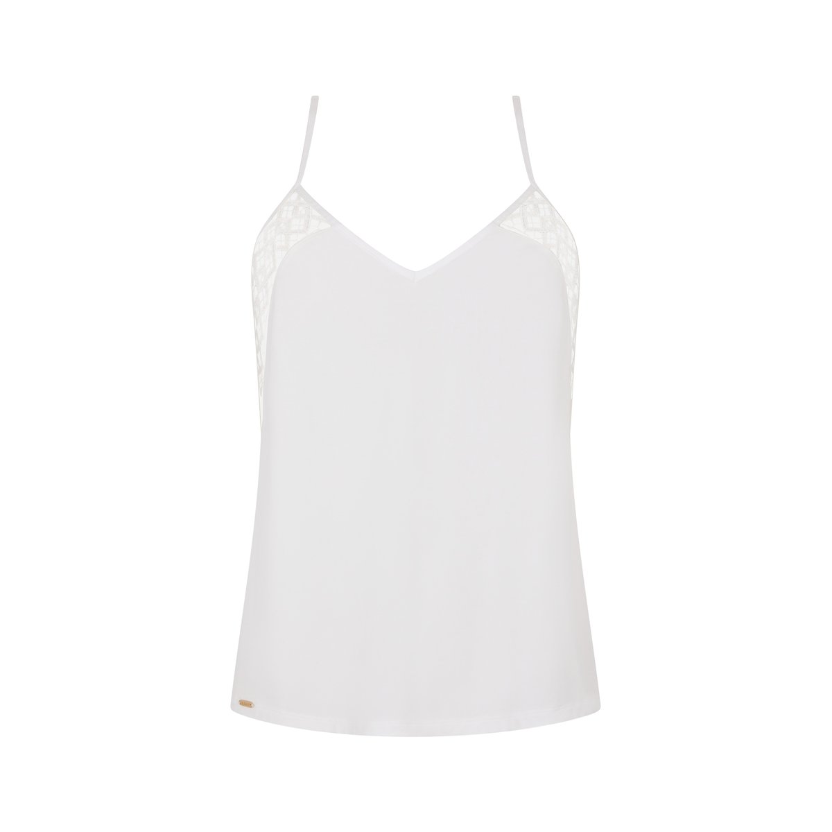 Top a fines bretelles Sweet Obsession blanc, AUBADE