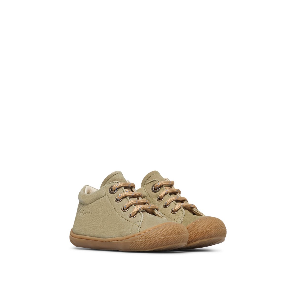 Chaussures premiers pas en suède COCOON kaki-, NATURINO