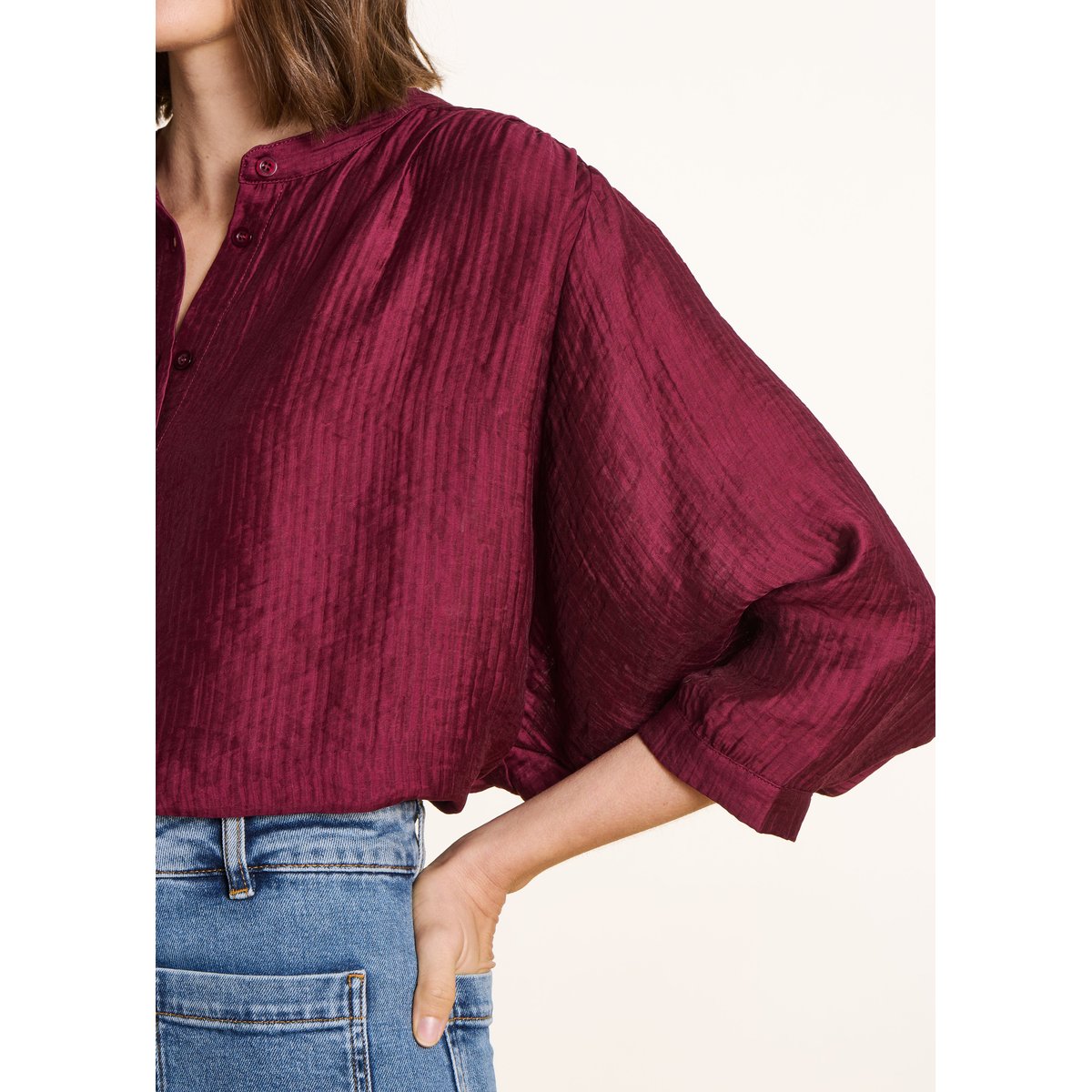 Chemise ample à manches longues acacia, LA FEE MARABOUTEE