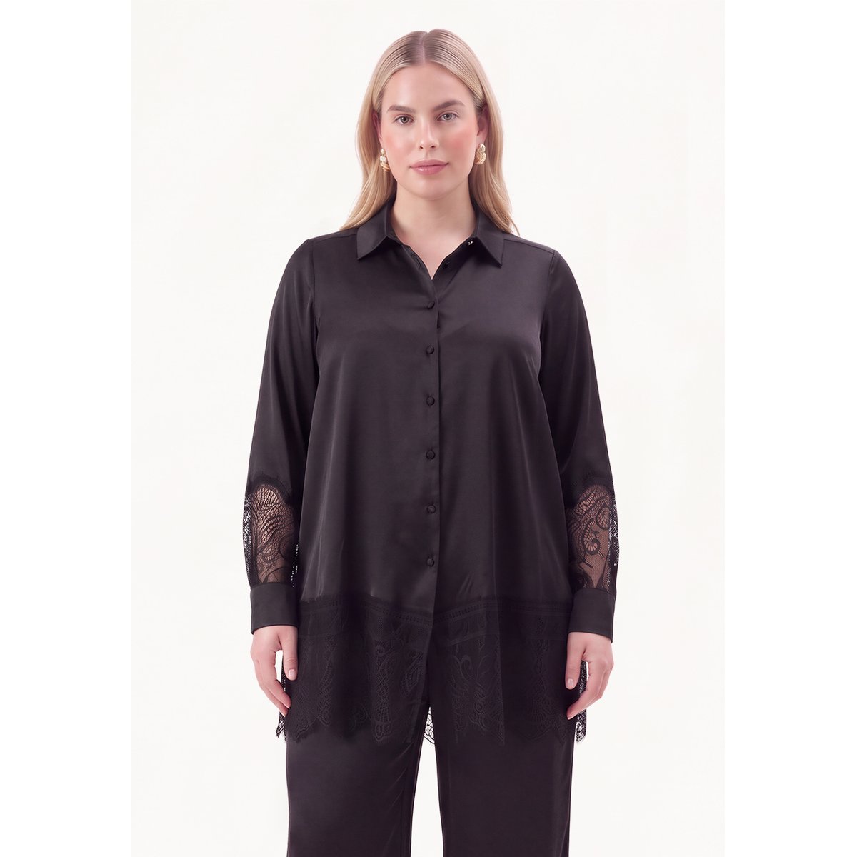 T-shirt avec manches courtes noir, YOEK