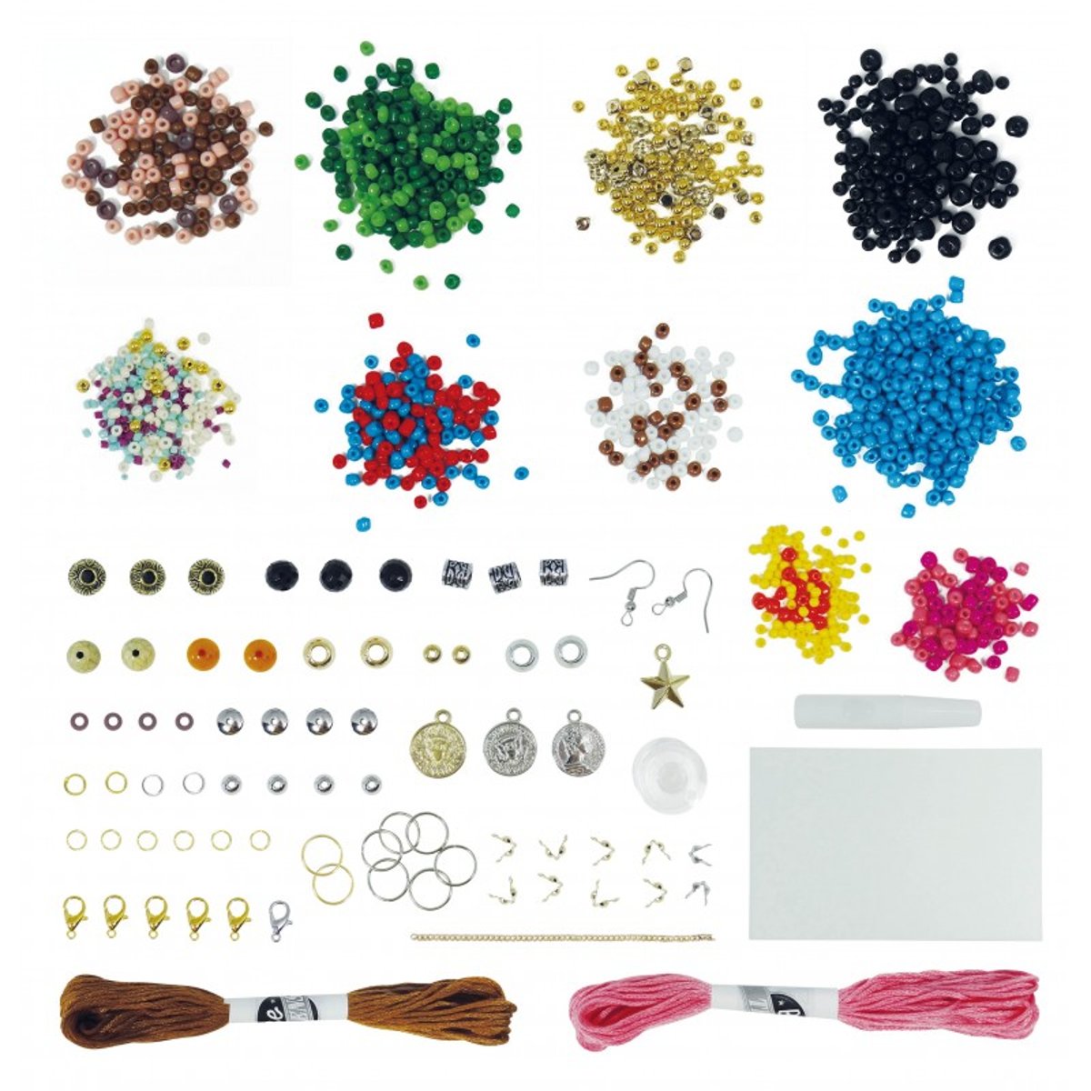 Kit Créatif Bijoux Bohême orange, BUKI FRANCE
