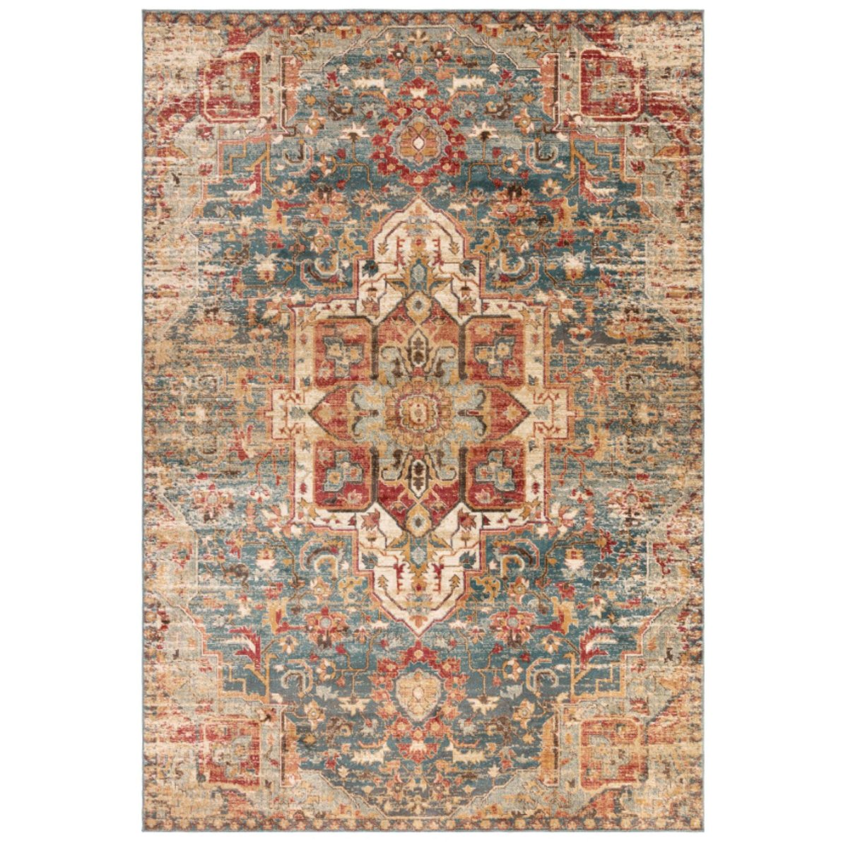 Tapis tissé plat style orient HAMA multicolore, NOVATREND