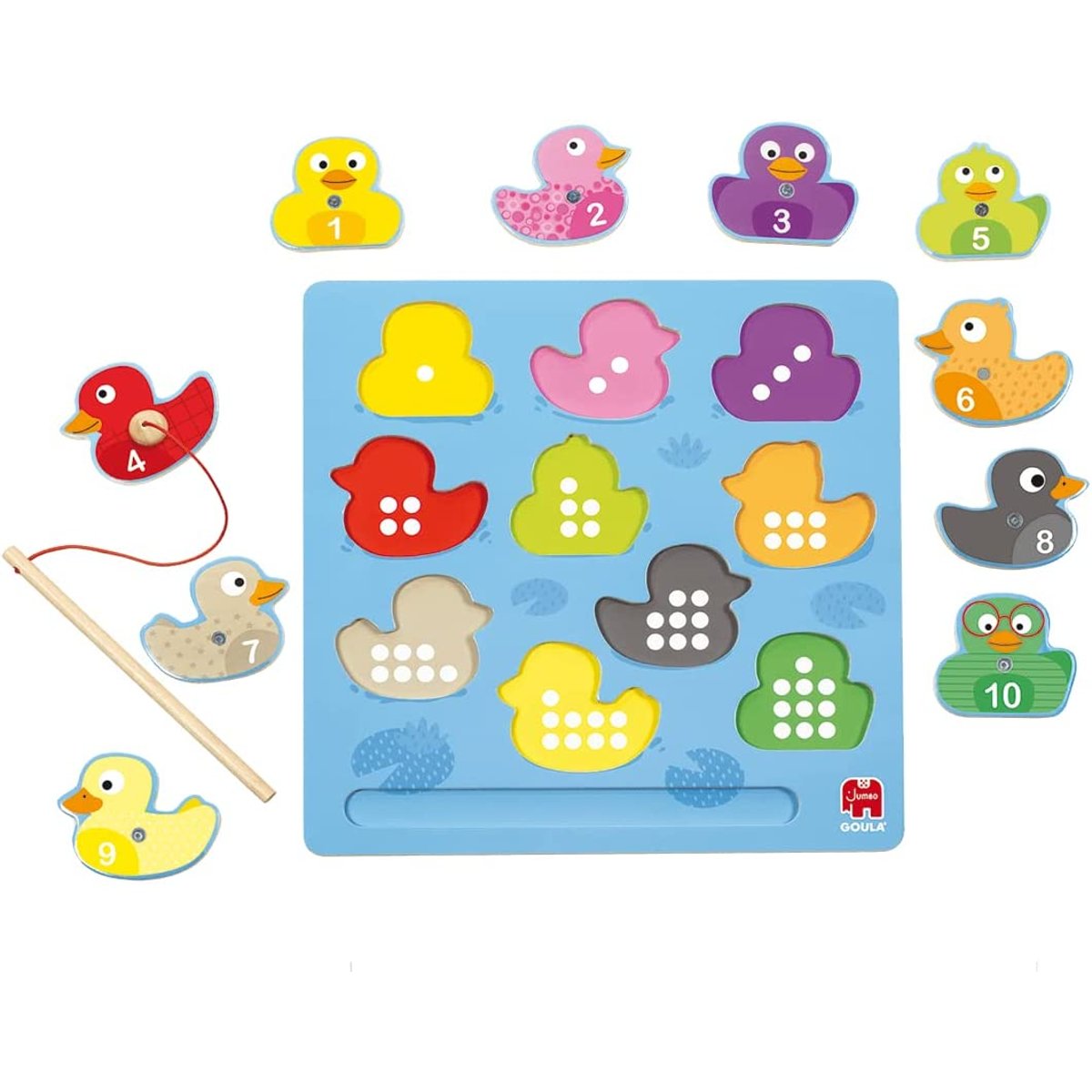 Puzzle magnétique Canards bleu, GOULA