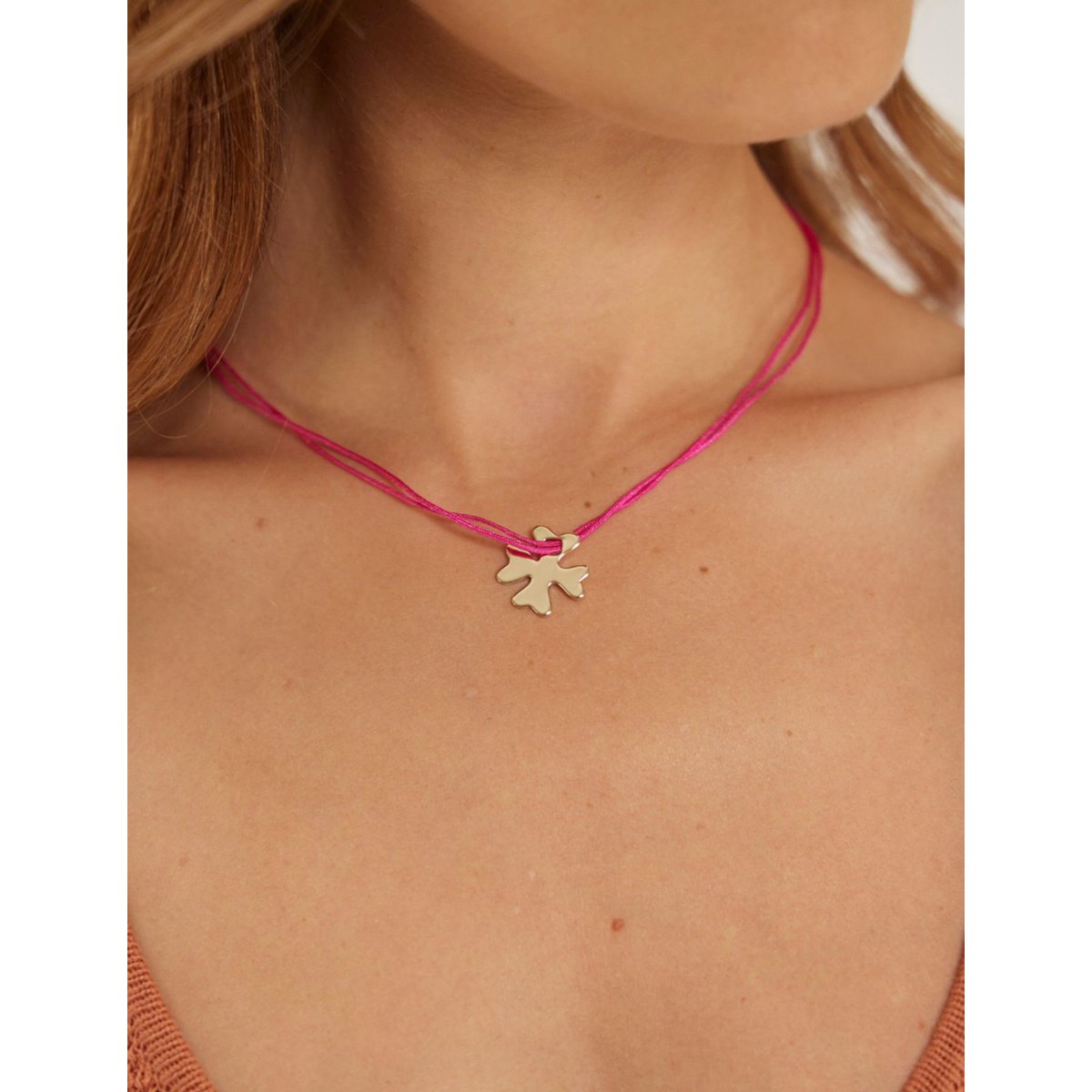 Collier trèfl doré, INES DE LA FRESSANGE PARIS