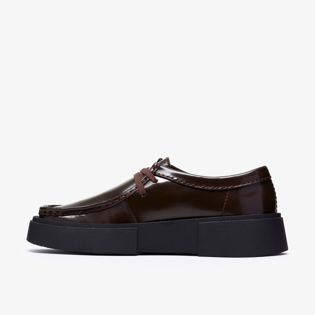 Derbies richelieus Cuir TORVIEW W marron foncé, CLARKS