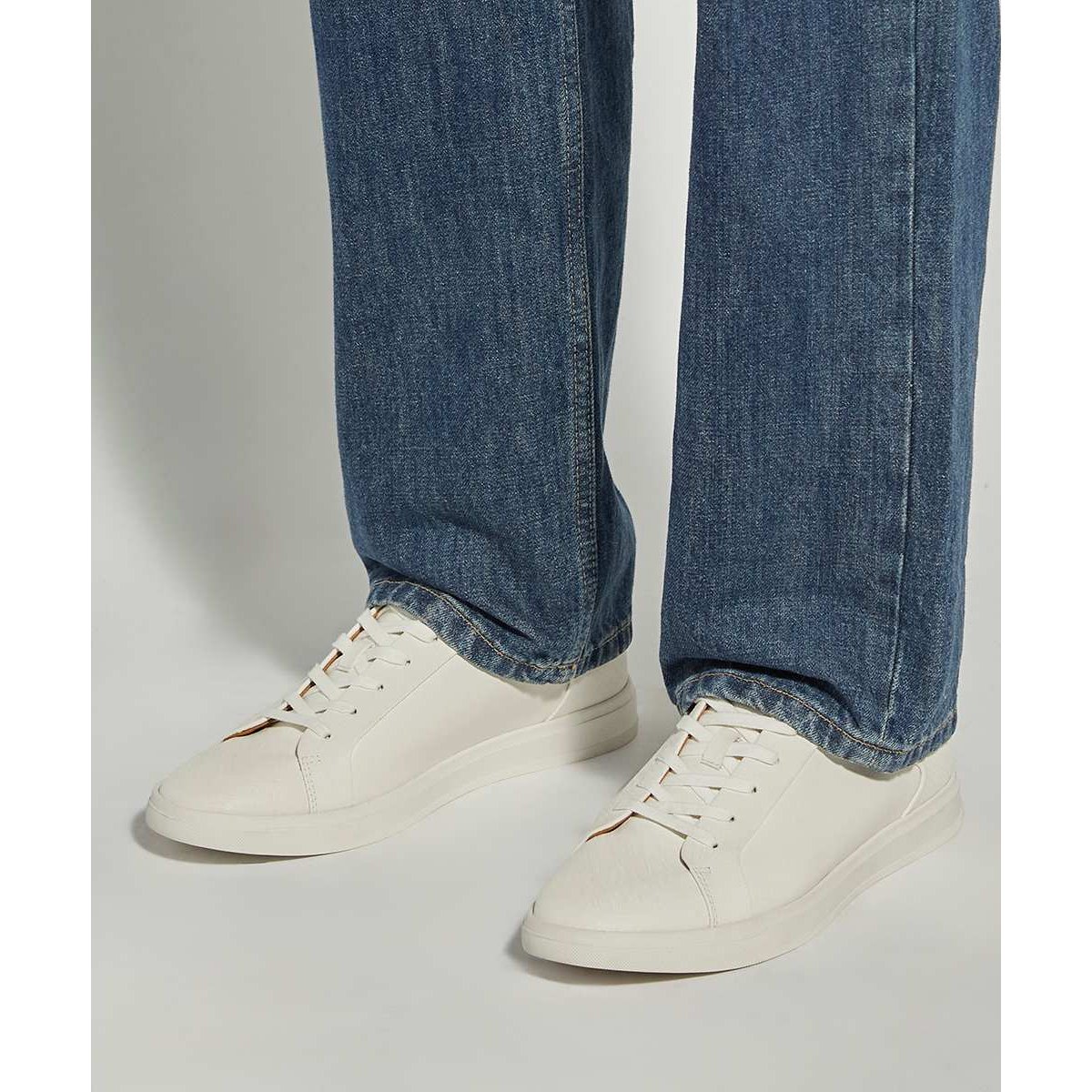 Baskets à lacets - TRACES Wide Fit white-synthetic, DUNE LONDON