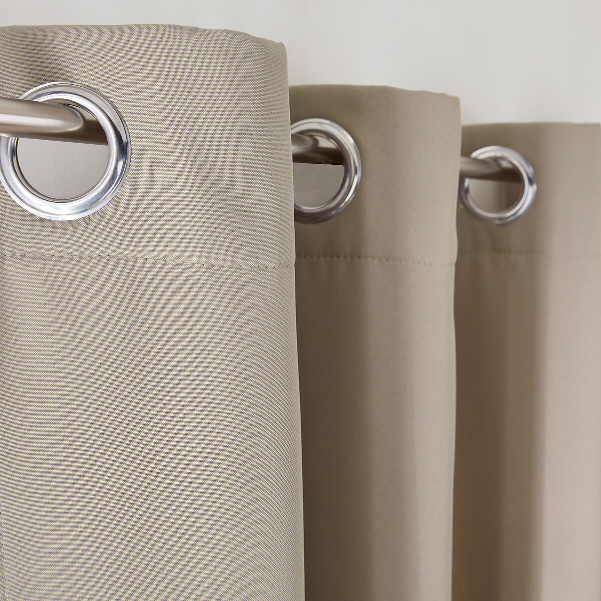 Thermal Radiator Curtain with Eyelets, Tobison taupe, LA REDOUTE INTERIEURS