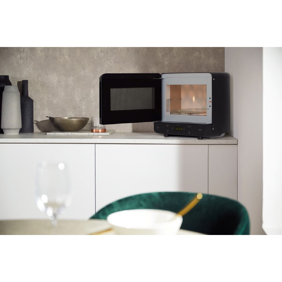 Micro ondes MAX34NB noir, WHIRLPOOL