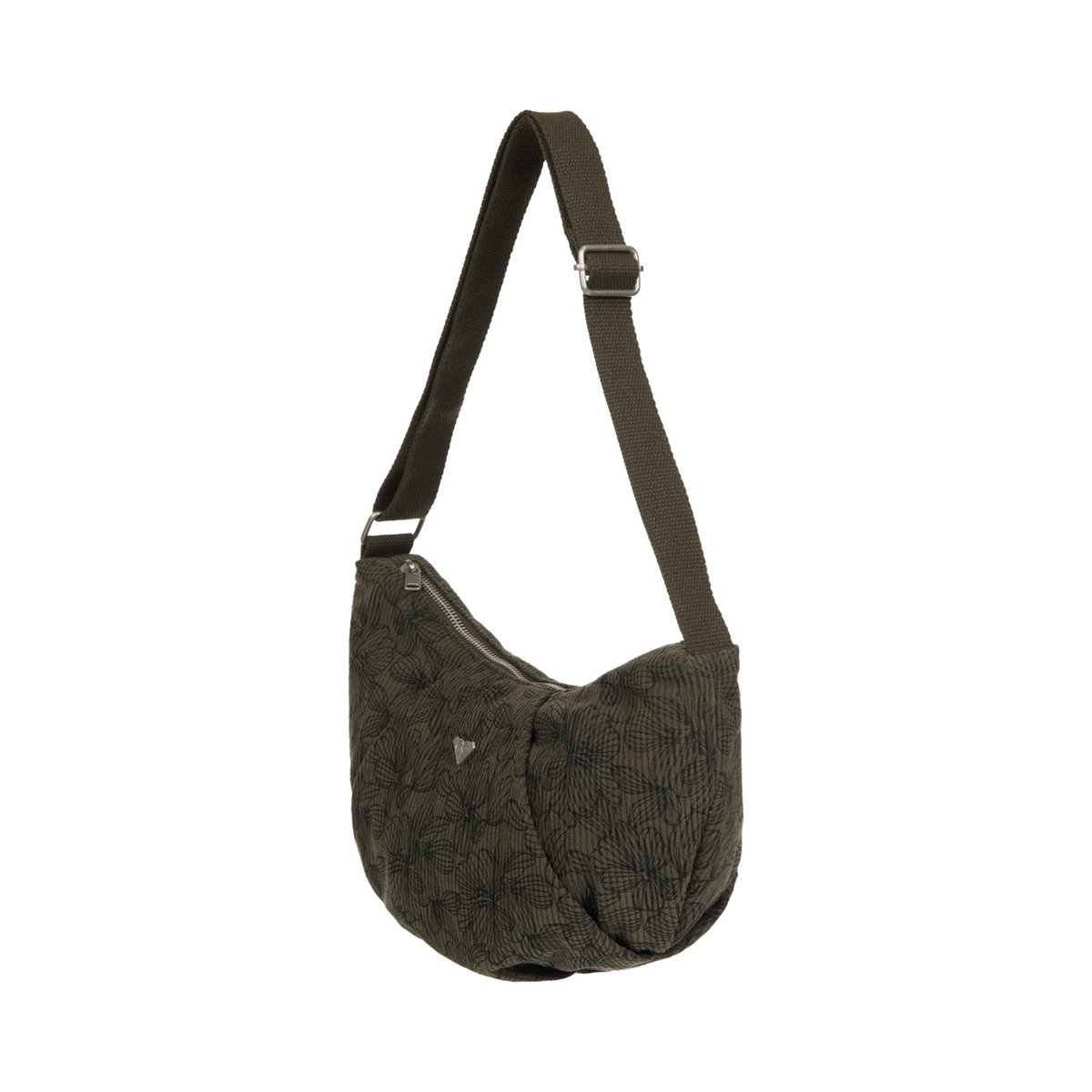 Sac à bandoulière en velours côtelé NEON MOON PRINTED. vert beetle, ROXY