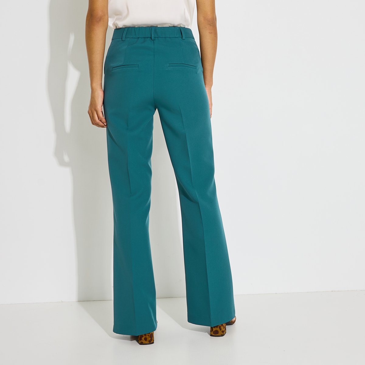 Pantalon flare vert, GRAIN DE MALICE