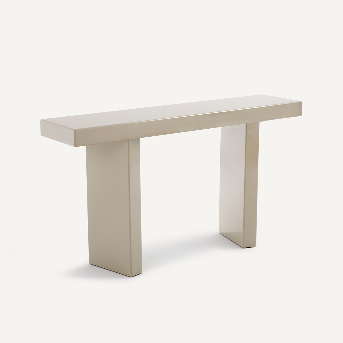 Console laquée glossy, Olaga beige sable, AM.PM
