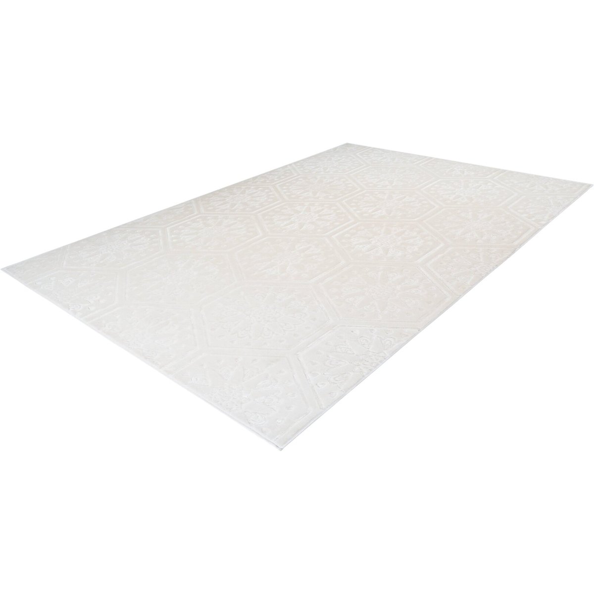 Tapis rectangulaire tufté main, MONROE blanc, ARTE ESPINA