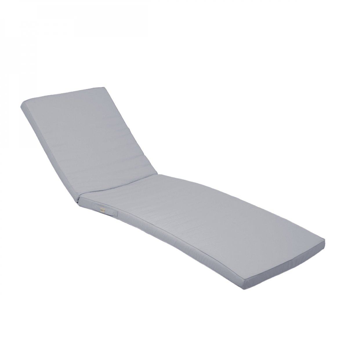 Coussin pour bain de soleil déhoussable gris clair, LINXOR