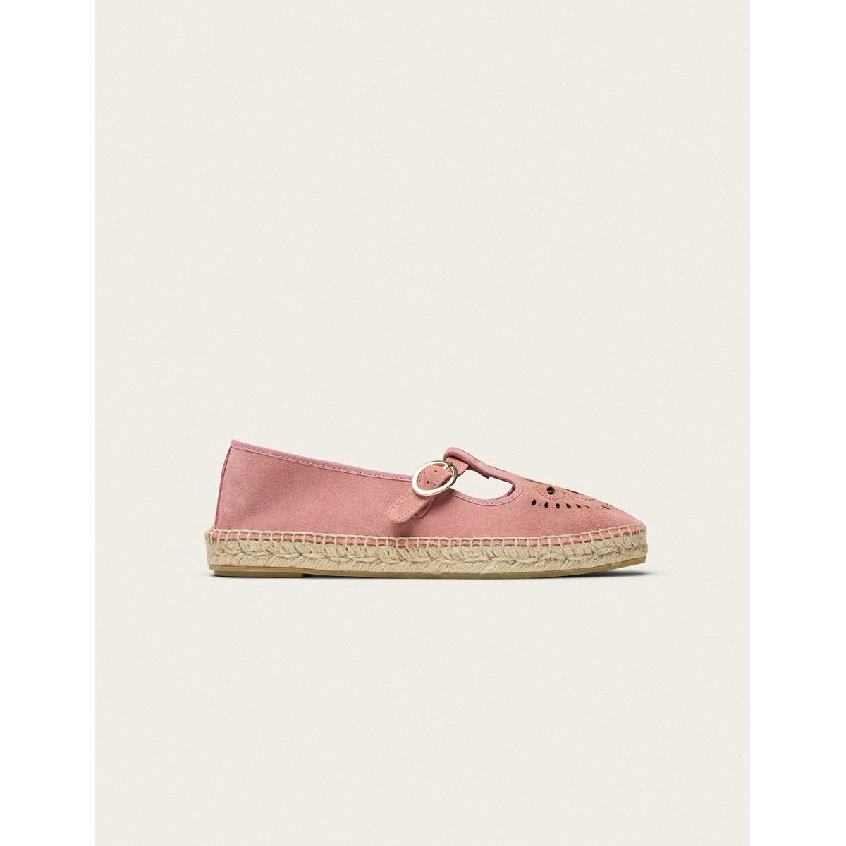 Espadrilles DINA suède rose, ODAJE