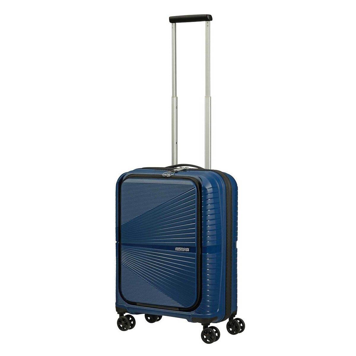 Mala de cabine superleve, 55 cm, 4 rodas, bolso para portátil 15.6", azul meia-noite, da American To azul, AMERICAN TOURISTER
