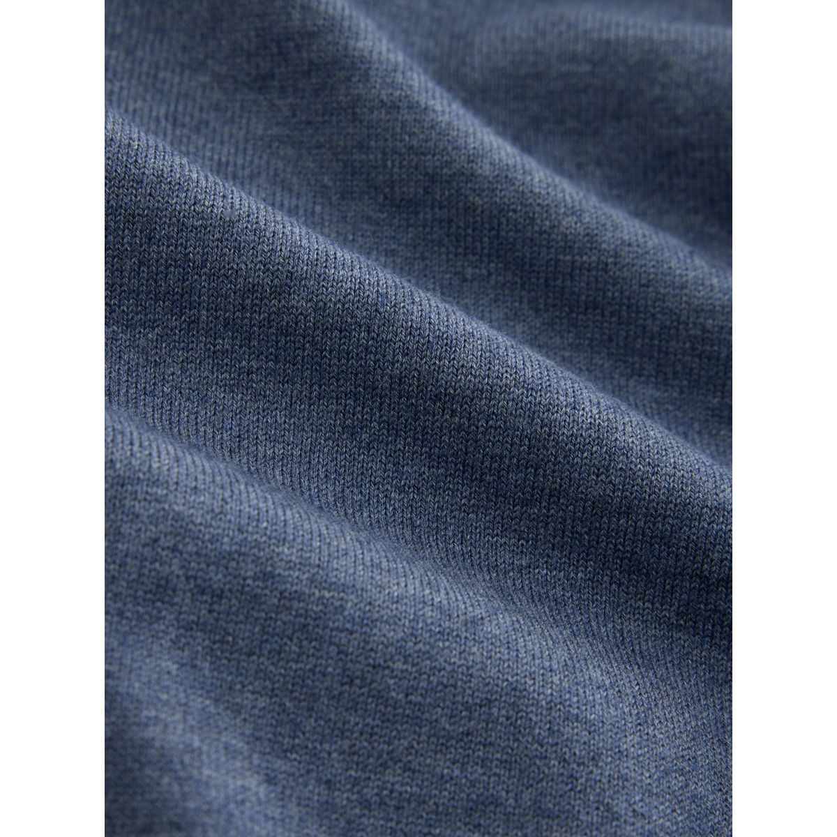Polo en maille à manches longues bleu moyen, NEXT