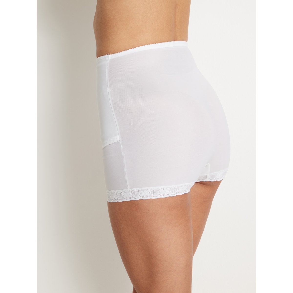 Gaine-culotte avec plastron blanc, DAXON