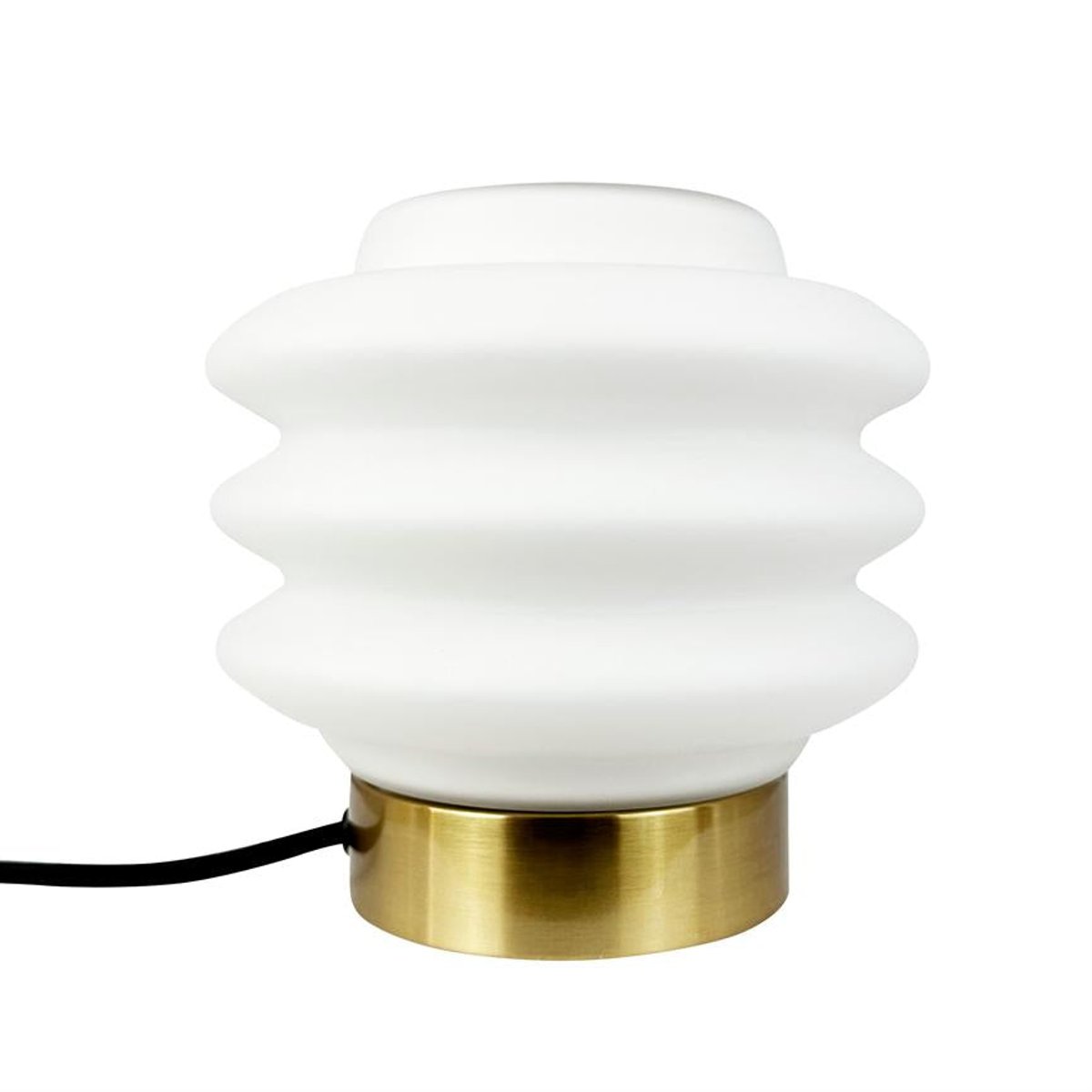 Lampe à poser laiton/verre opale DIVA laiton, DYBERG LARSEN