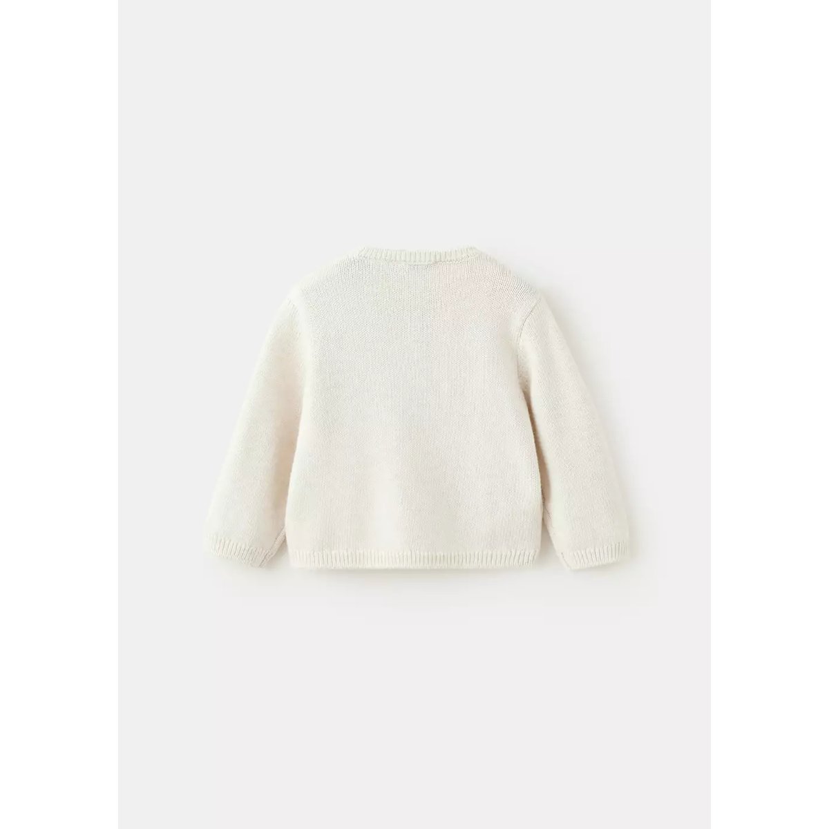 Pull-over maille manches longues sable, MANGO BABY