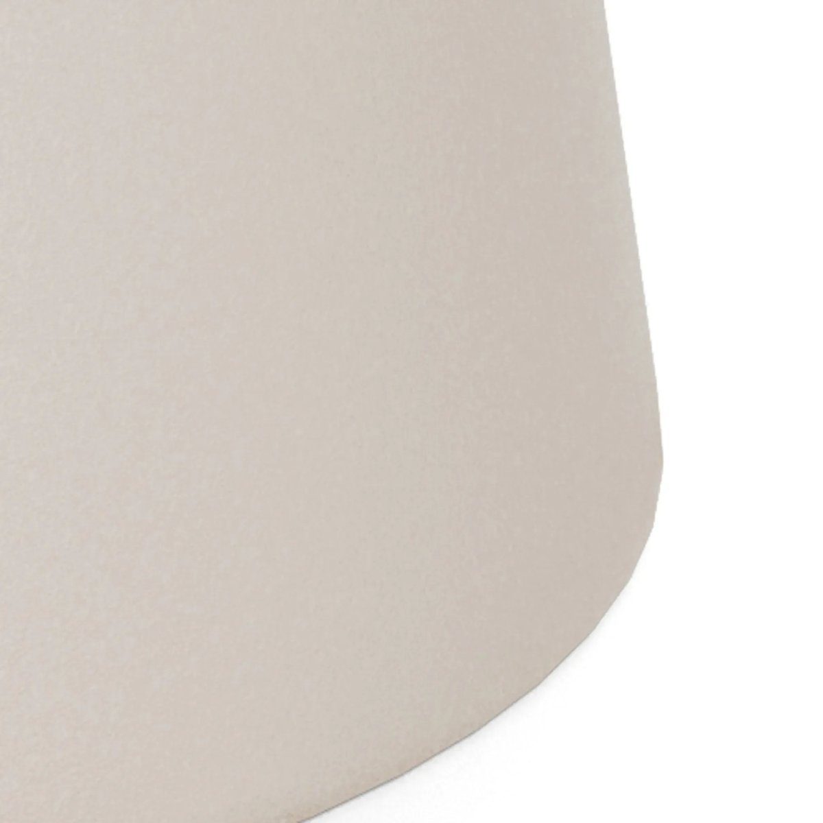 Bout de canapé en céramique beige et métal grège D45 - AELIA beige, HELLIN, DEPUIS 1862
