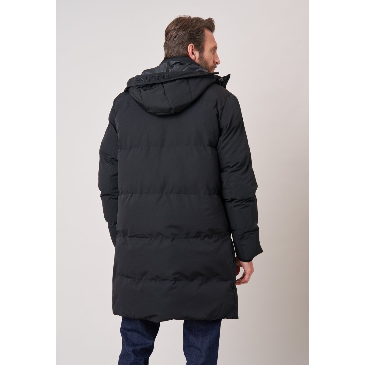 Parka longue homme décontractée ALPINE black, DEELUXE