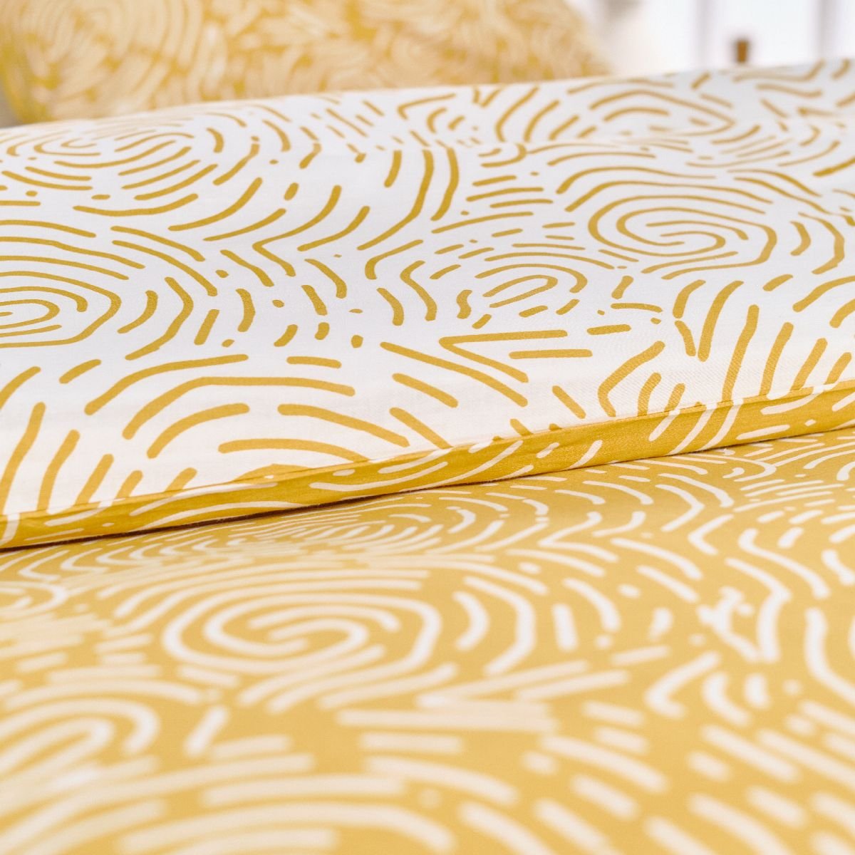 Parure de lit SUNSHINE SAM jaune, TODAY