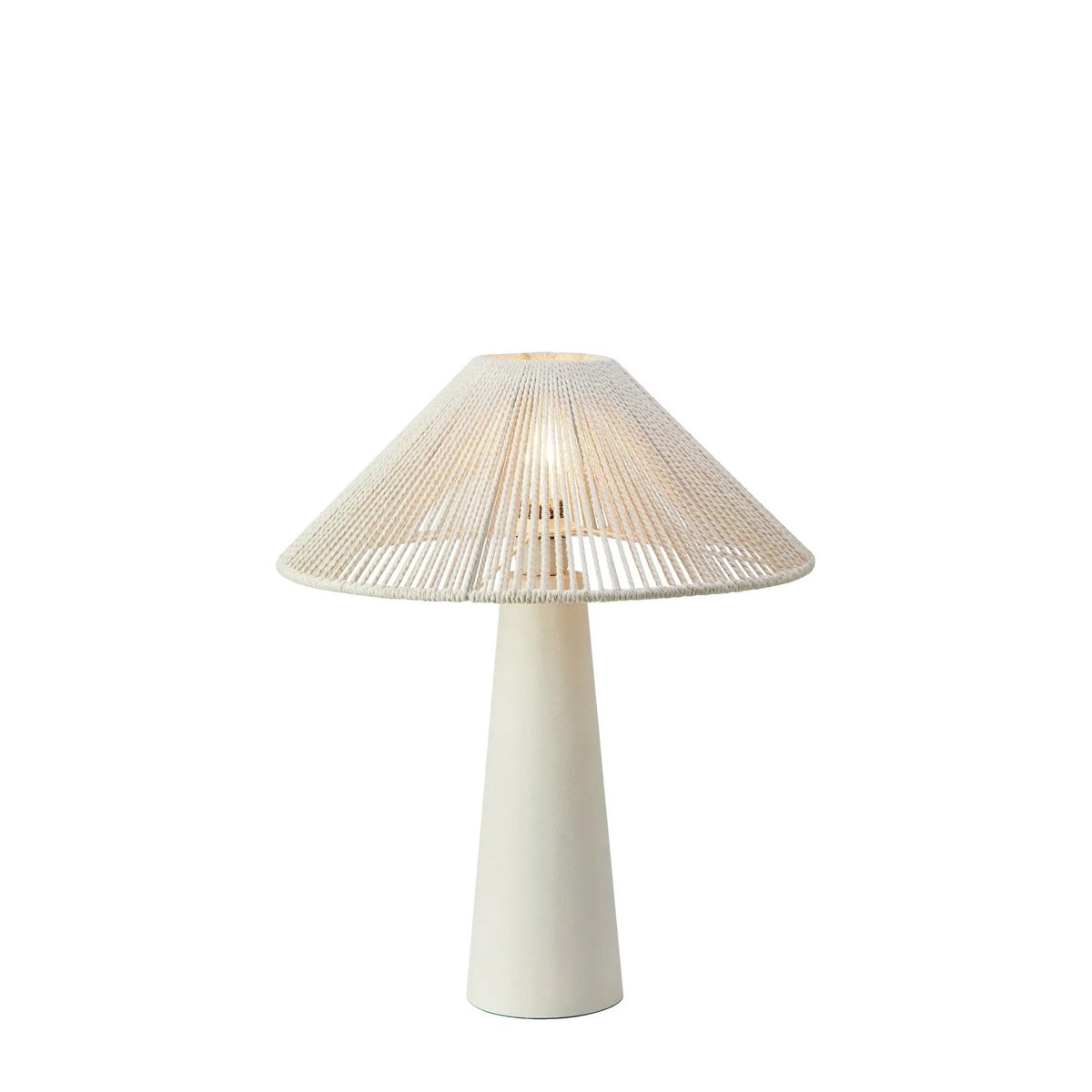 Lampe de table métal et coton FAVORO beige, MARKSLOJD
