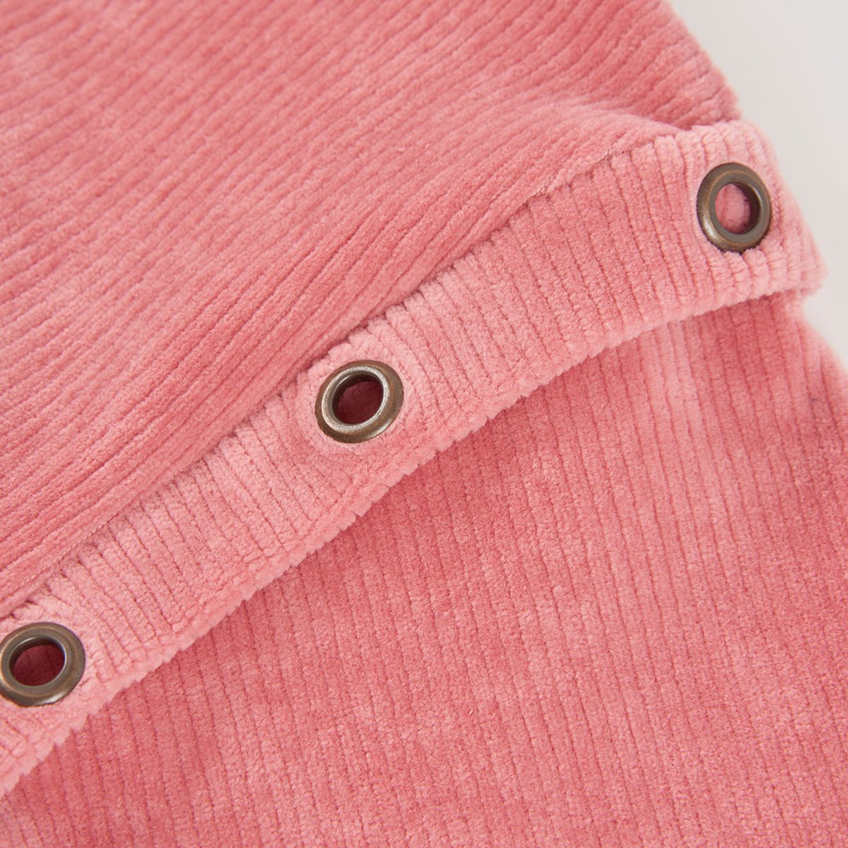 Sweat-shirt fille en velours côtelé avec boutons bleu, BOBOLI