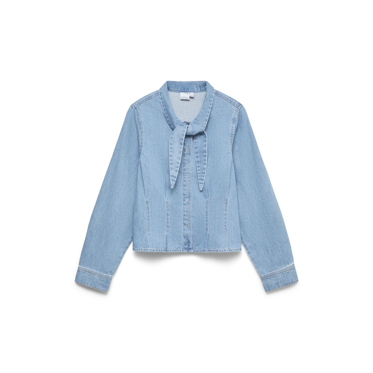 Chemise En Denim light blue denim, VERO MODA