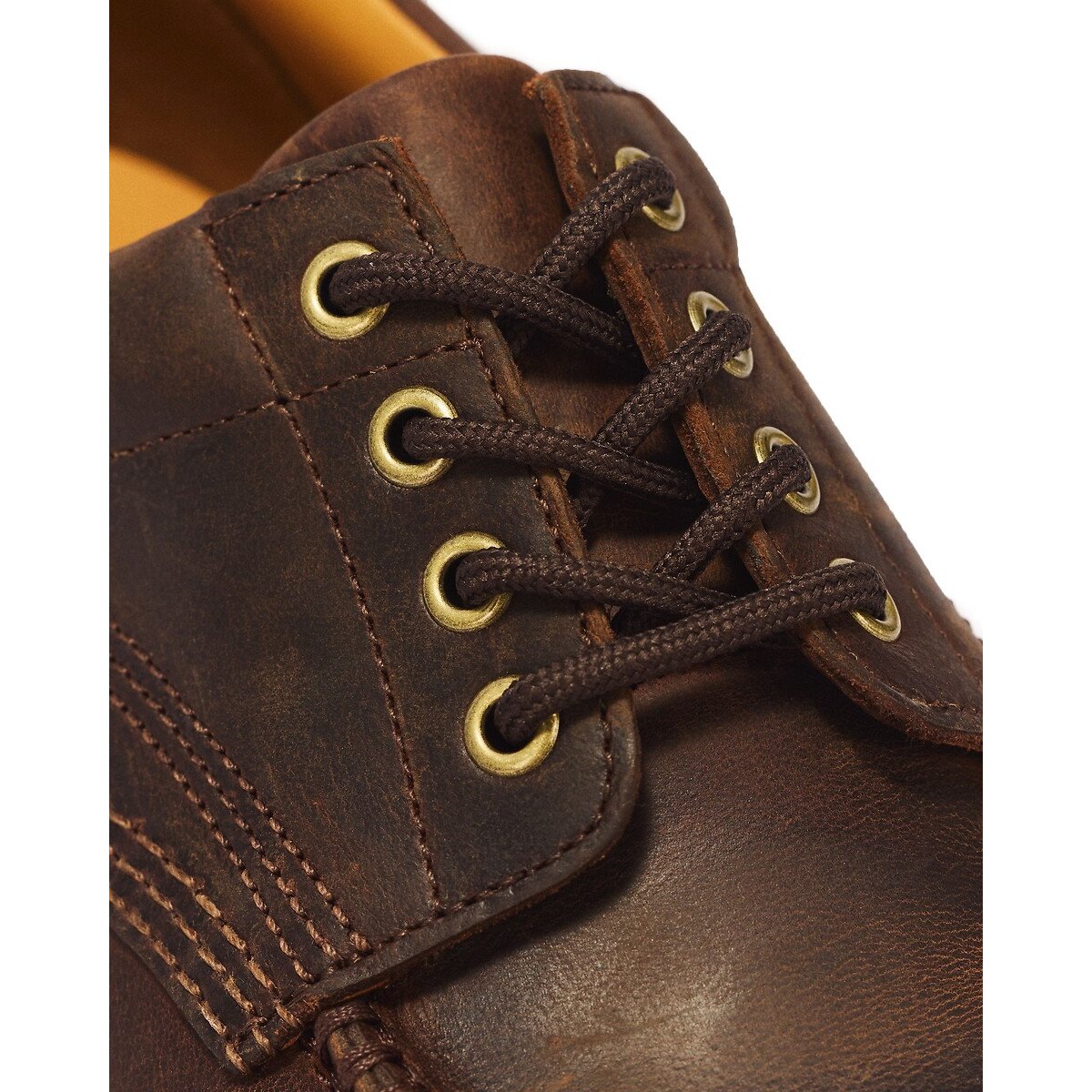 Derbies en cuir, Lowell Crazy Horse marron, DR. MARTENS