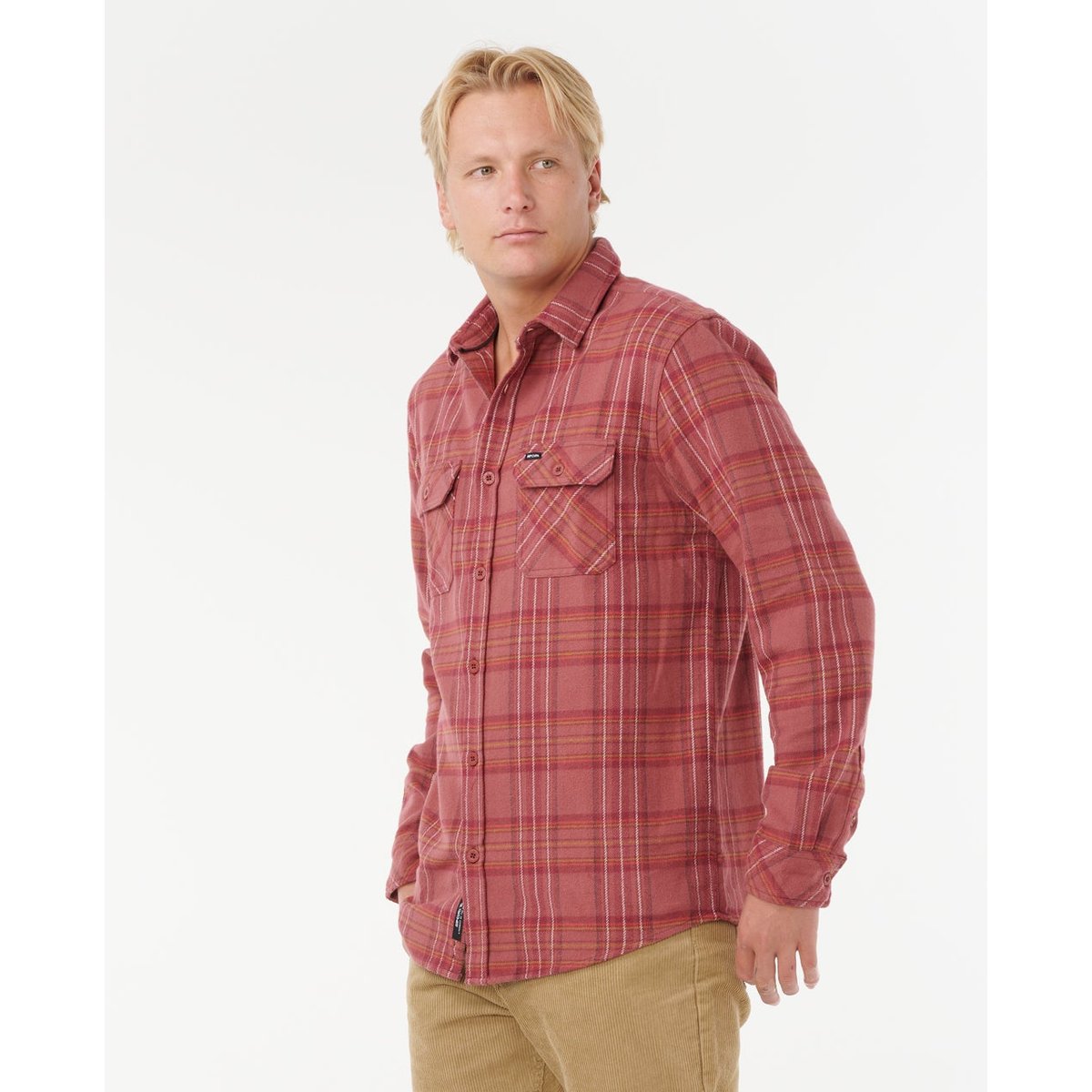 Chemise en flanelle GRIFFIN beurre de pomme, RIP CURL