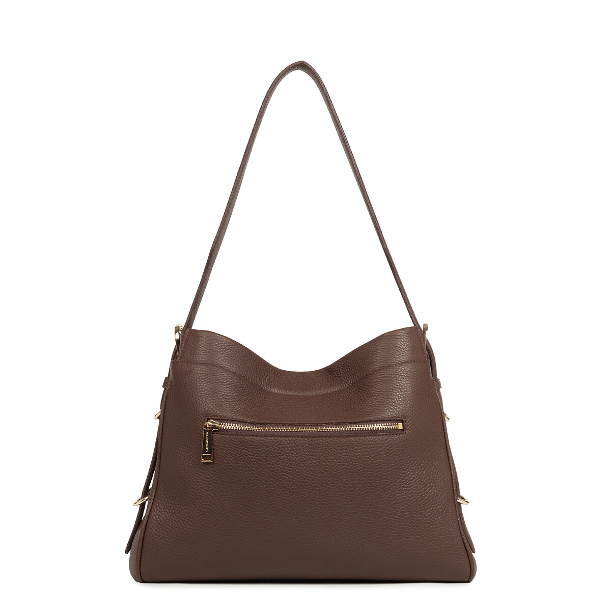 Sac hobo L en cuir, MADEMOISELLE ROMY marron, LANCASTER