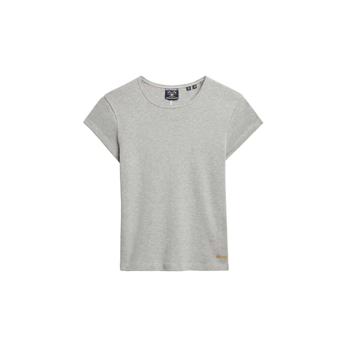 T-shirt Athletic Essential Coupe Ajustée gris chiné, SUPERDRY