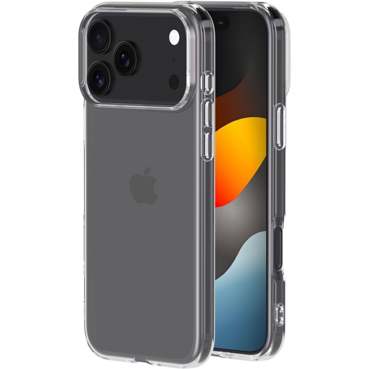 Coque iPhone 17 Pro Max souple Made In France couleur unique, ESSENTIEL B