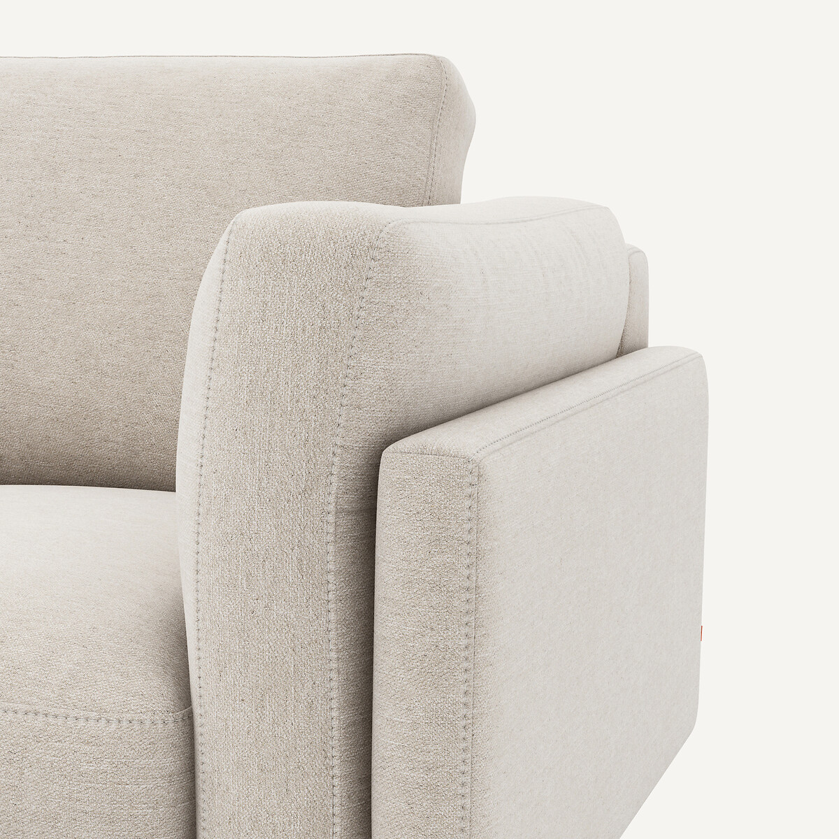 3- oder 4-Sitzer-Sofa, aus meliertem Leinen, CÉSAR elfenbein, AM.PM